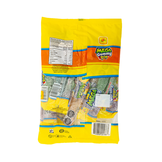 Mega Gummypop 12 piezas 45 grs