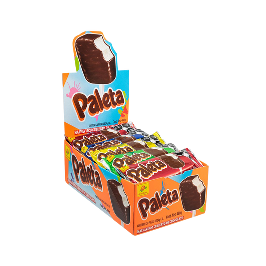 Paleta chocolate 20 piezas