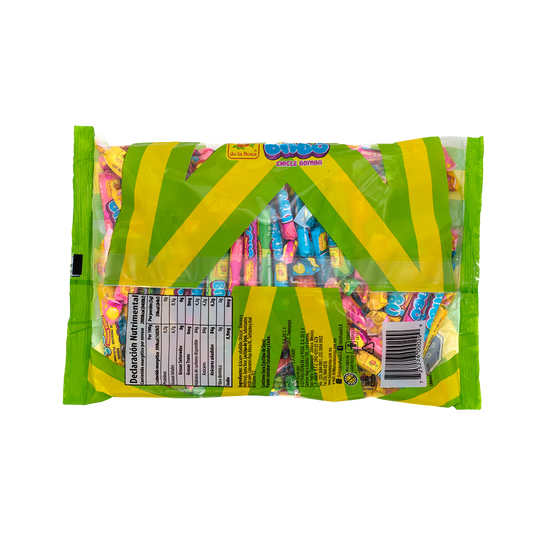 Chicle Babú sabor a frutas 100 piezas 500 grs