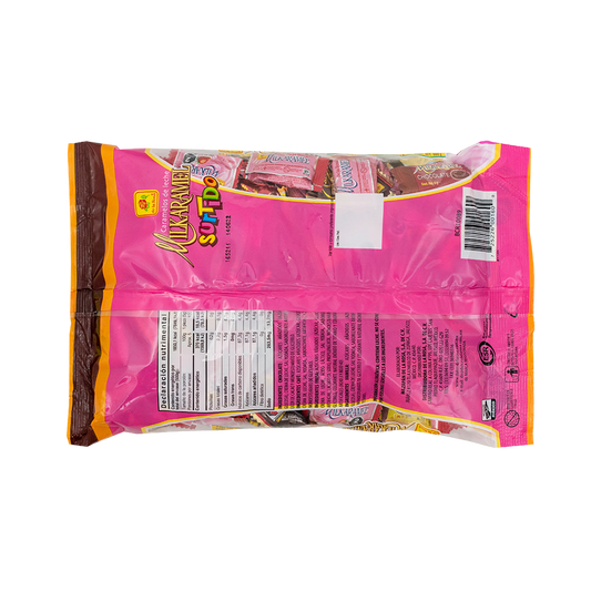 Caramelo Milkaramel surtido: fresa, vainilla, chocolate y café 100 piezas 500 grs