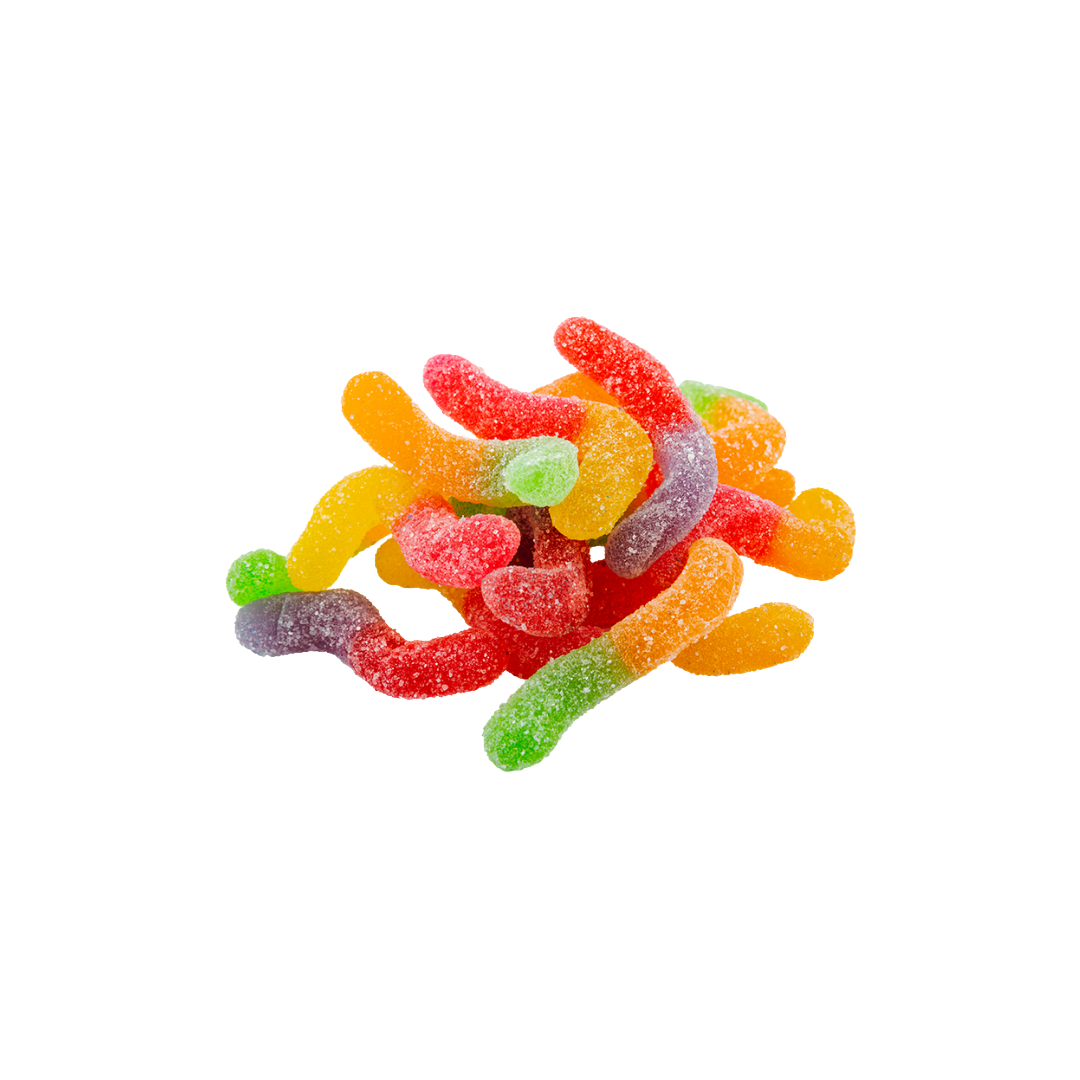 Gomitas GummyBery Lombrices Aciduladas 500 grs