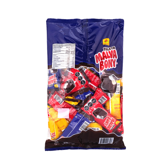 Paleta Malvabony Cubierto con Chocolate 40 piezas 12 grs