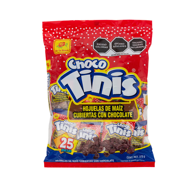 Hojuelas de Maíz con Chocolate Choco Tinis 25 pz