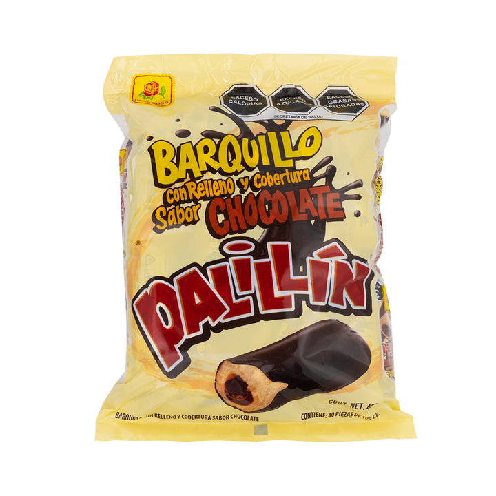 Palillín Chocolate con Relleno 40 piezas 10g c/u