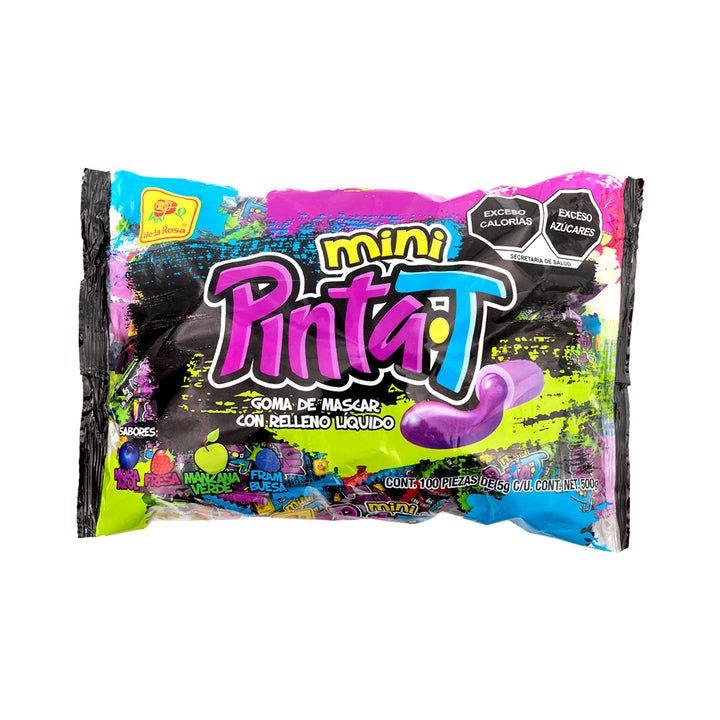 Mini Chicle Relleno Pinta-T 100 piezas 5 grs