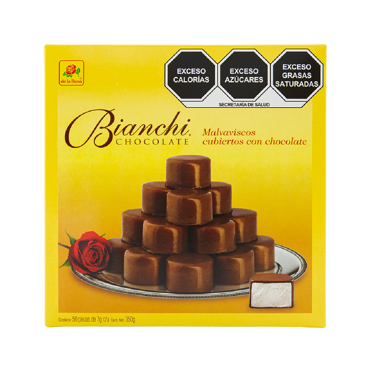 Bombon Bianchi con Chocolate 50 piezas Dulces de la Rosa Tienda de la Rosa