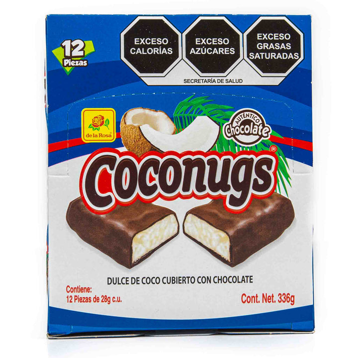 Chocolate CocoNugs con Coco rallado 12 piezas 28 grs