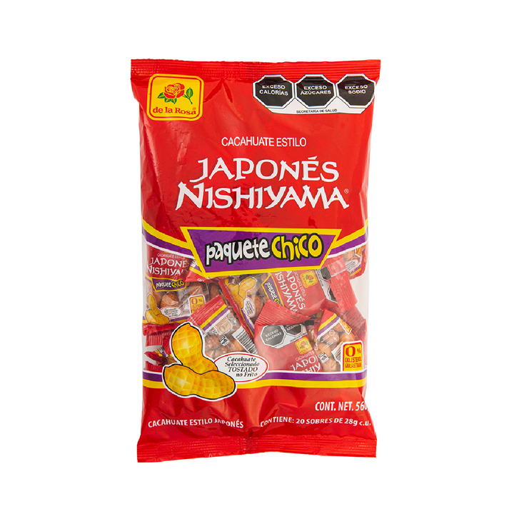 Cacahuate Japonés Paquete Chico 20 piezas 28 grs