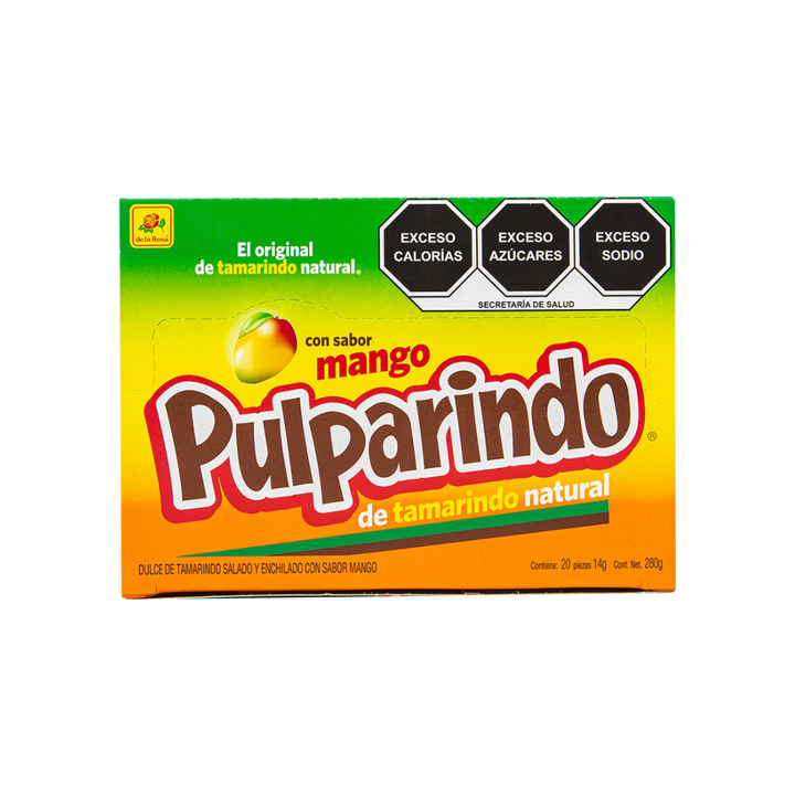 Pulparindo Mango 20 piezas 14 grs