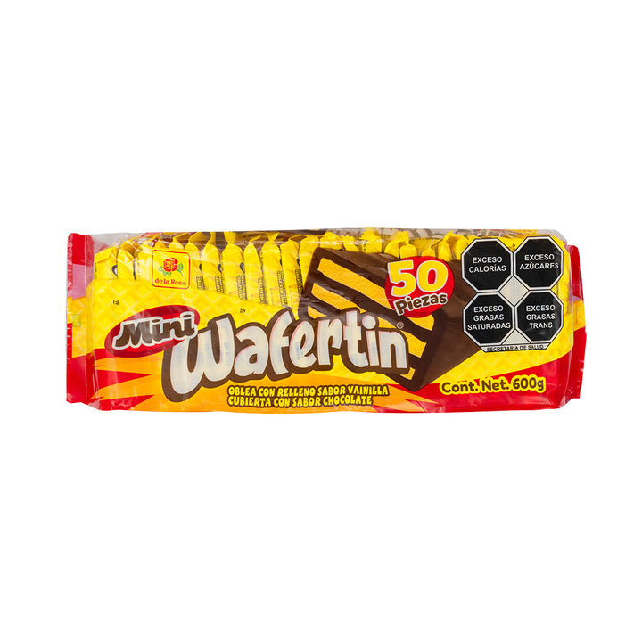 Galleta Mini Wafertin 50 piezas de 12 grs c.u.