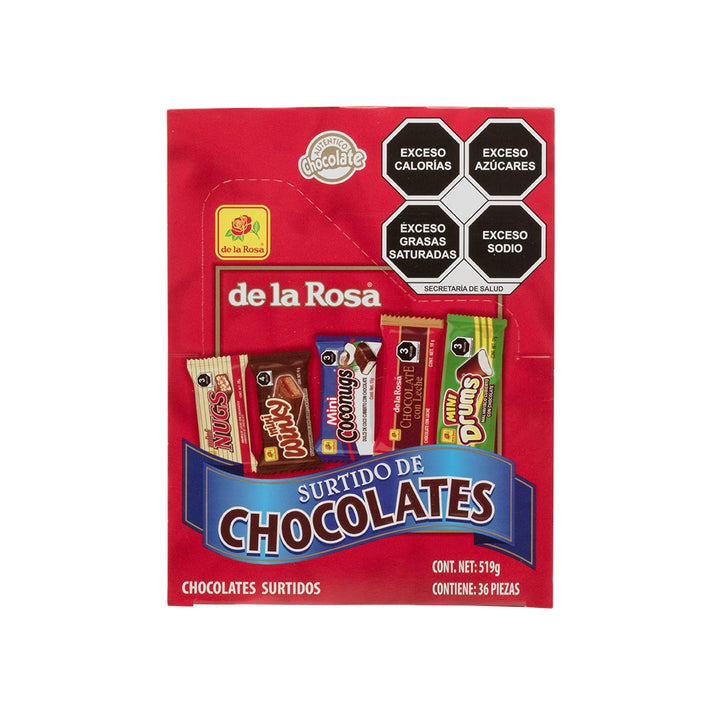 Surtido de chocolates, 36 piezas, 519 gr