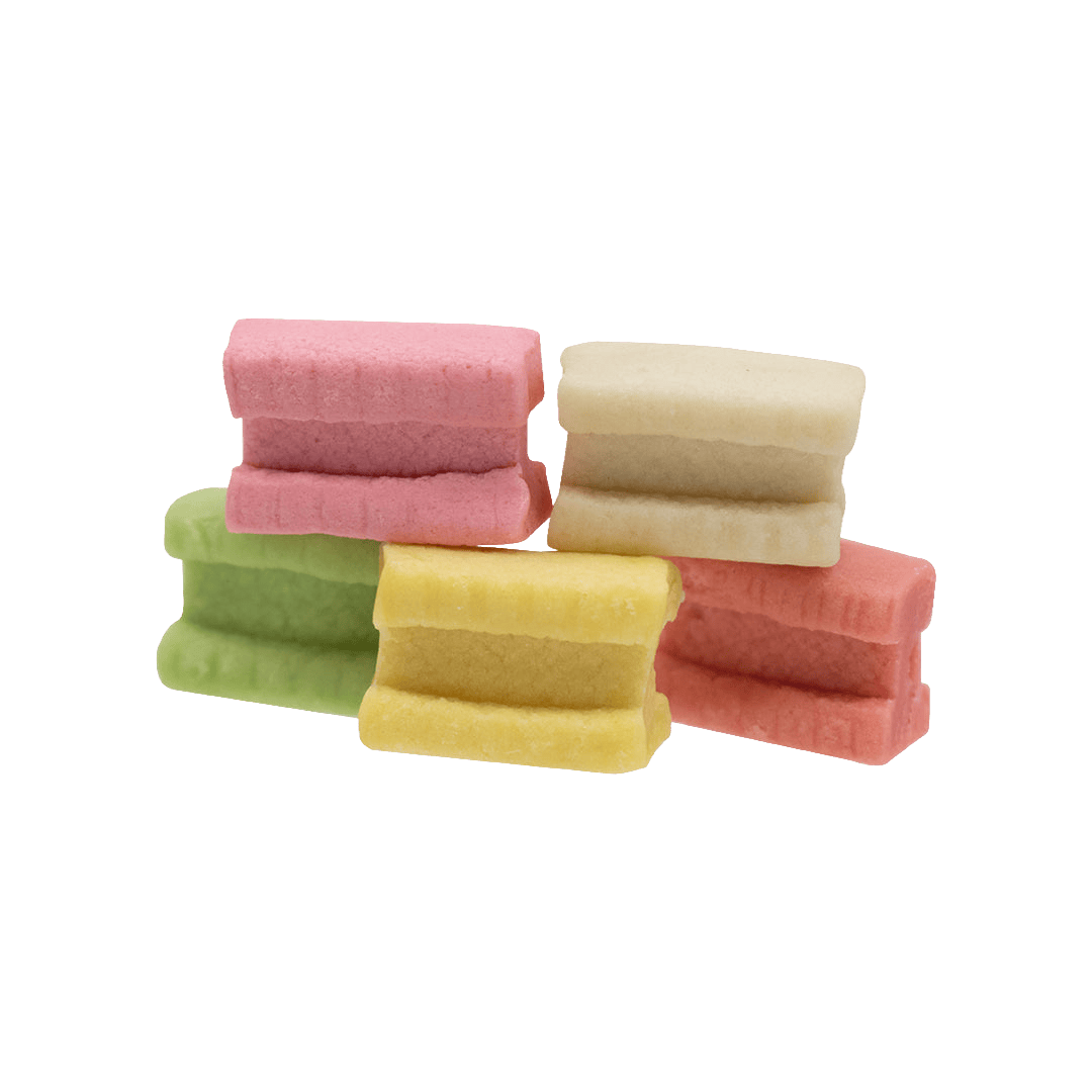 Chicle Cubo sabor a frutas 100 piezas 6 g c/u