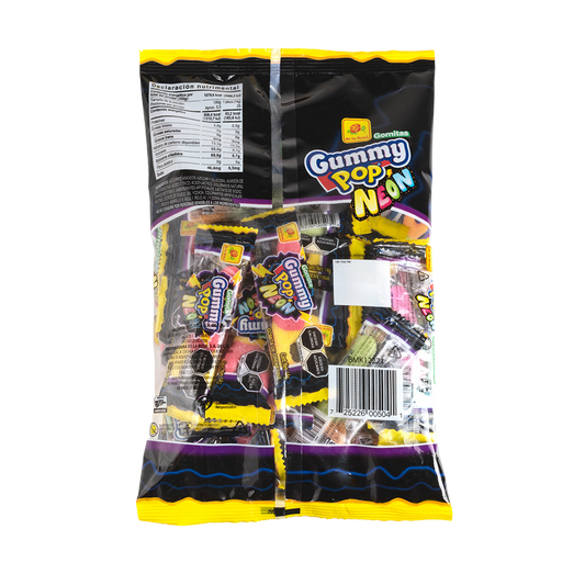 Gomitas Gummy Pop NEON 25 piezas 14 grs