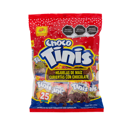 Hojuelas de Maíz con Chocolate Choco Tinis 25 pz
