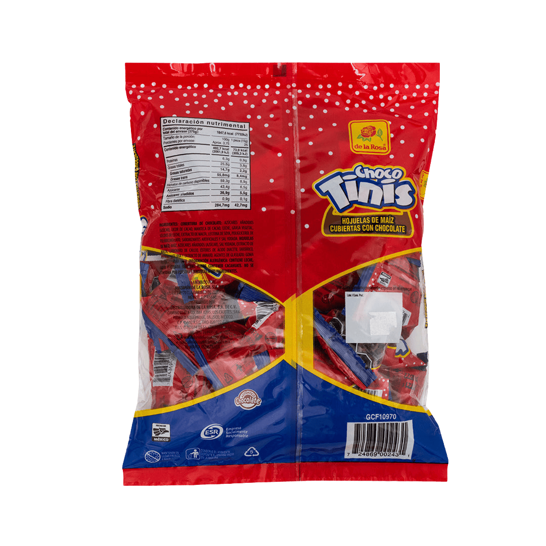 Hojuelas de Maíz con Chocolate Choco Tinis 25 pz