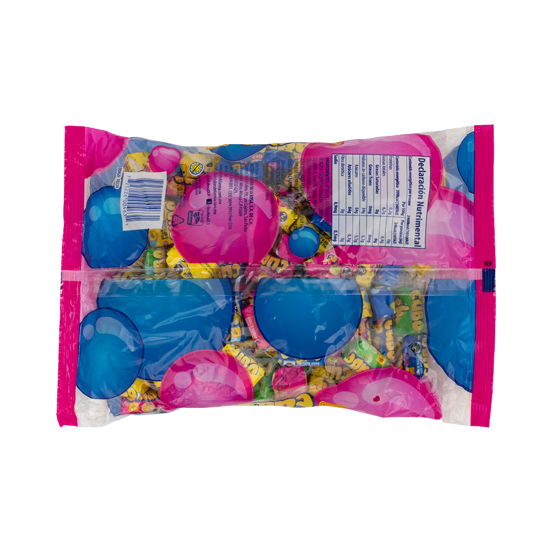 Chicle Cubo sabor a frutas 100 piezas 6 g c/u