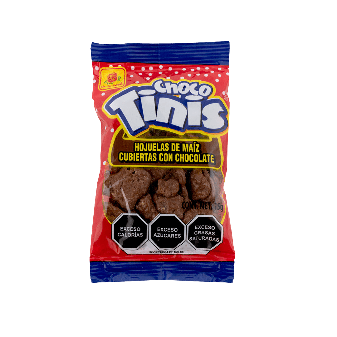 Hojuelas de Maíz con Chocolate Choco Tinis 25 pz