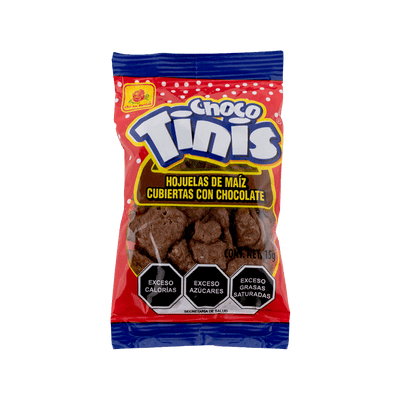 Hojuelas de Maíz con Chocolate Choco Tinis 25 pz