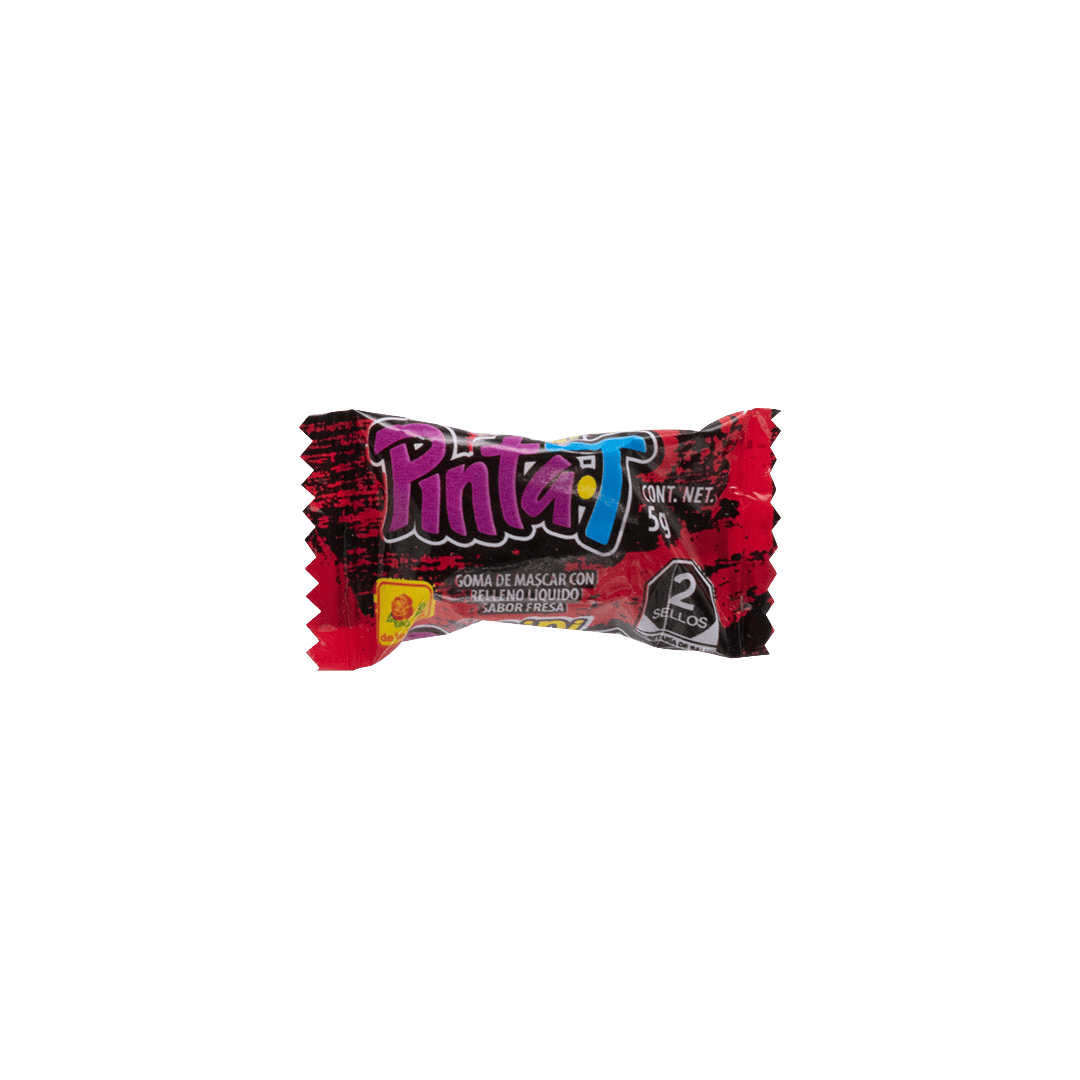 Mini Chicle Relleno Pinta-T 100 piezas 5 grs