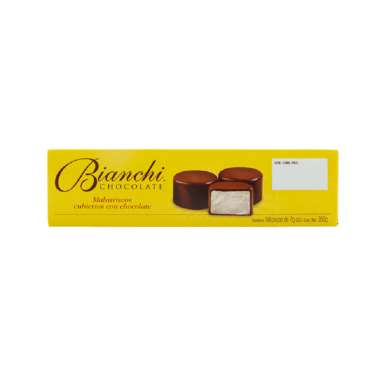 Bombón Bianchi con Chocolate 50 piezas 7 grs