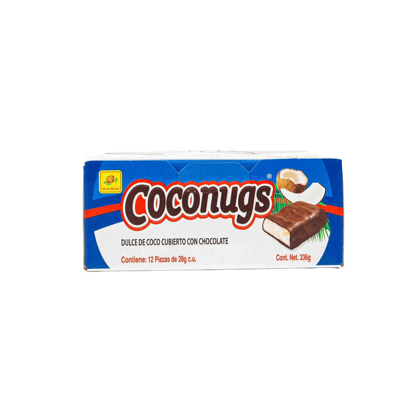 Chocolate CocoNugs con Coco rallado 12 piezas 28 grs