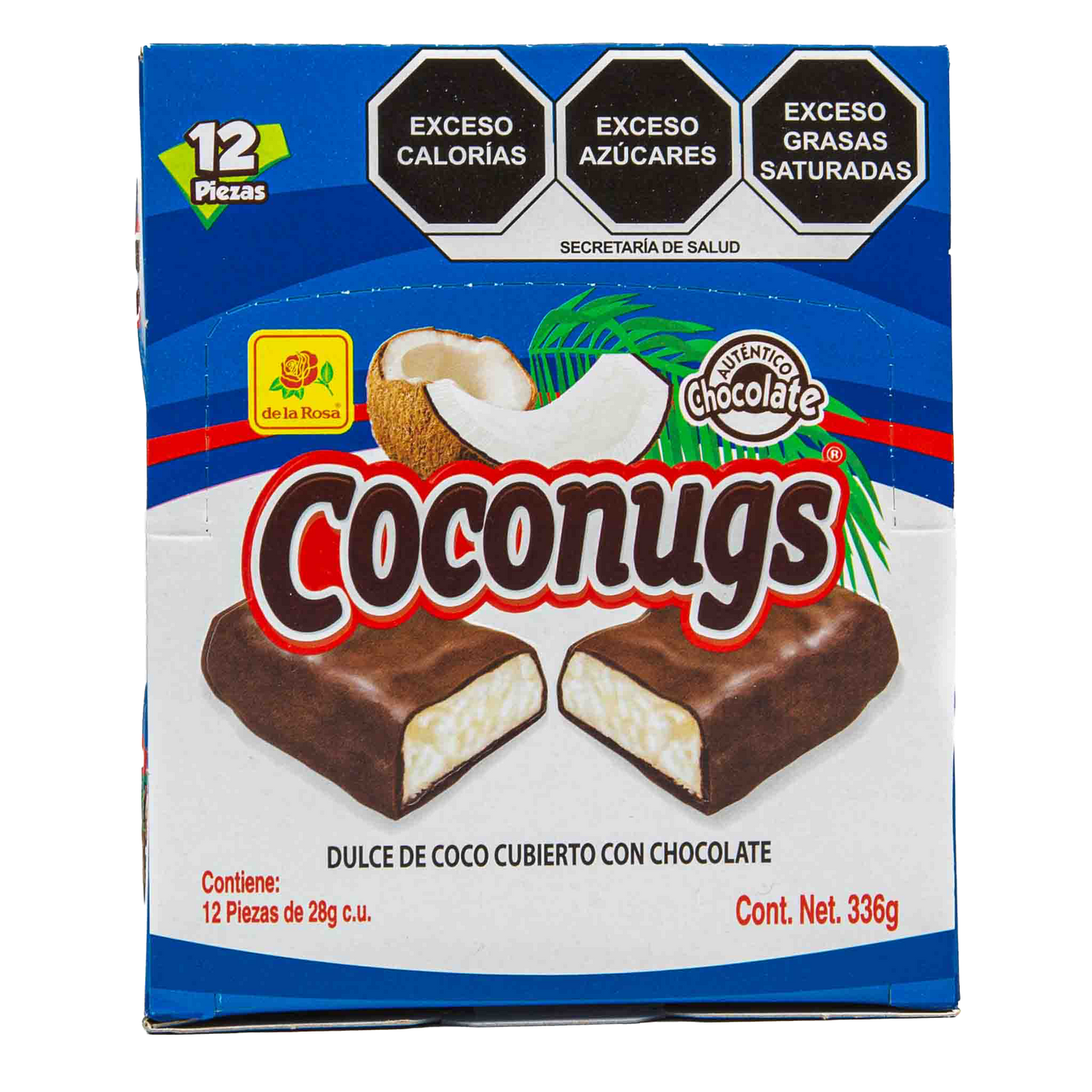 Chocolate CocoNugs con Coco rallado 12 piezas 28 grs