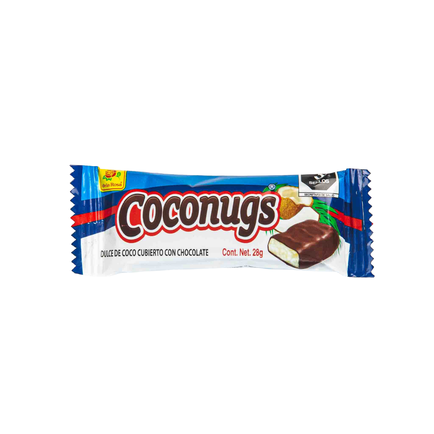 Chocolate CocoNugs con Coco rallado 12 piezas 28 grs