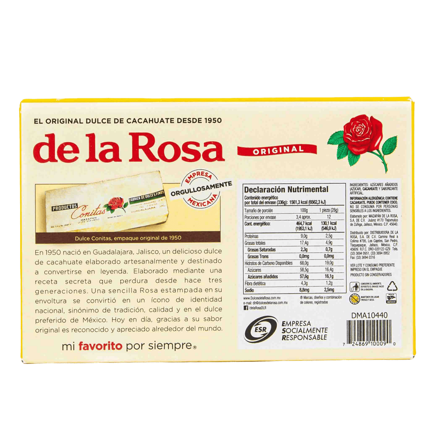 Mazapán 12 piezas 28 grs