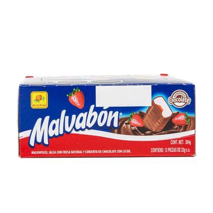 Malvabón Fresa 12 piezas 22 grs