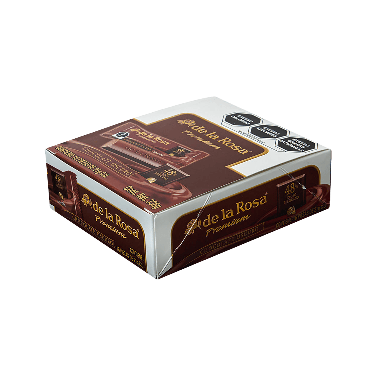 Chocolate Oscuro Premium 16 piezas 21 grs