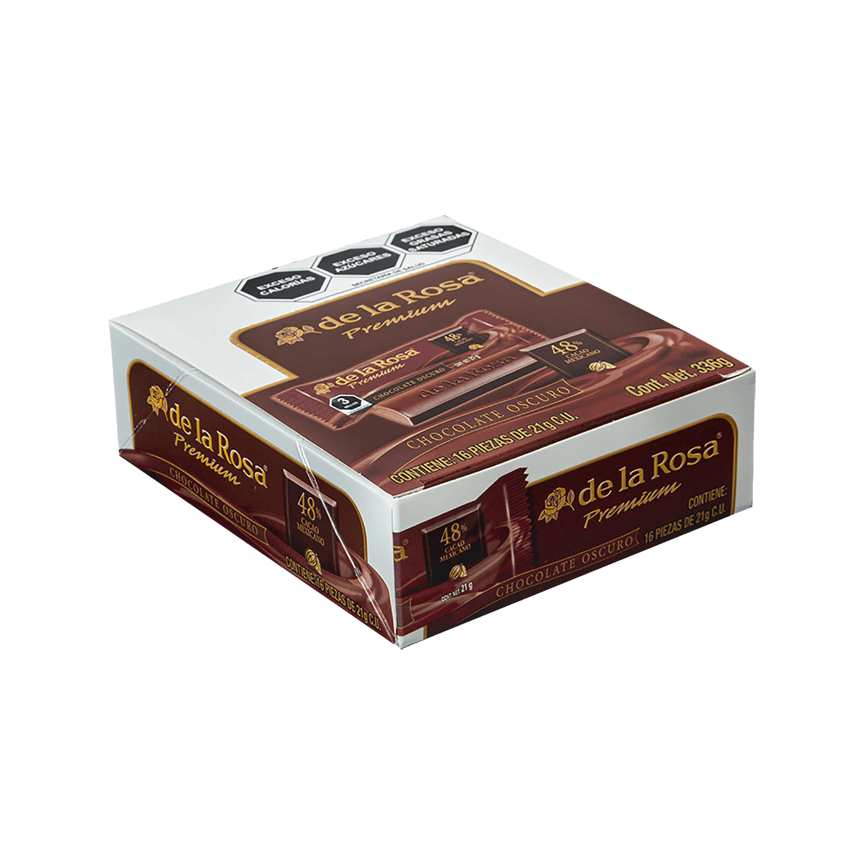 Chocolate Oscuro Premium 16 piezas 21 grs