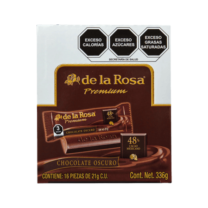 Chocolate Oscuro Premium 16 piezas 21 grs