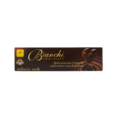 Bombón Bianchi Corazón cubierto con chocolate 50 piezas 7 grs