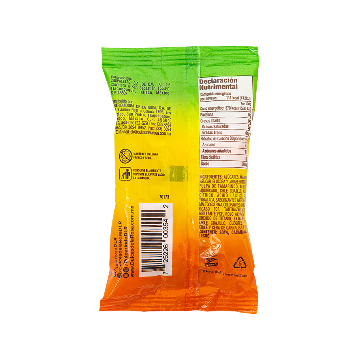 Pulparindots Mango 20 piezas 30 grs