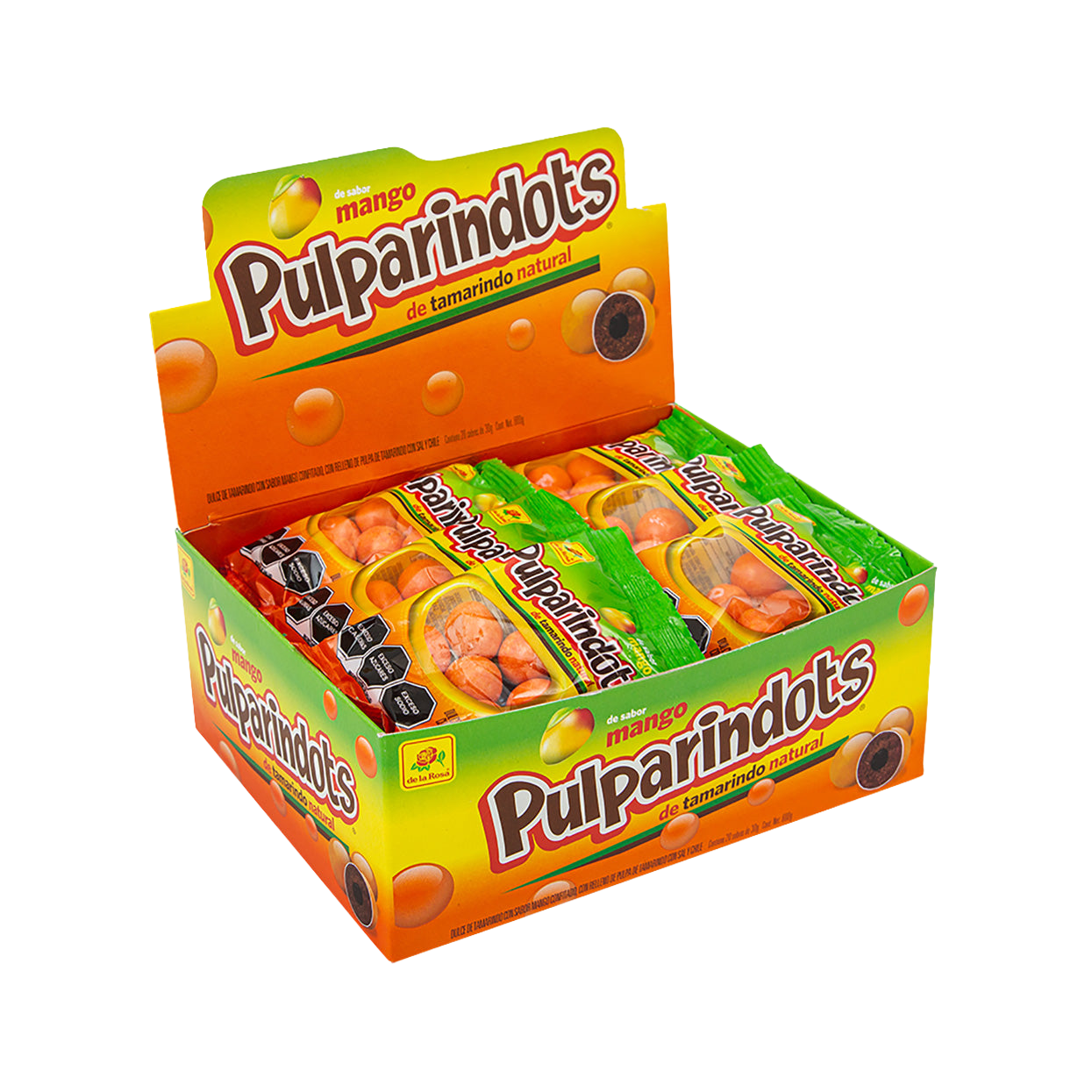 Pulparindots Mango 20 piezas 30 grs