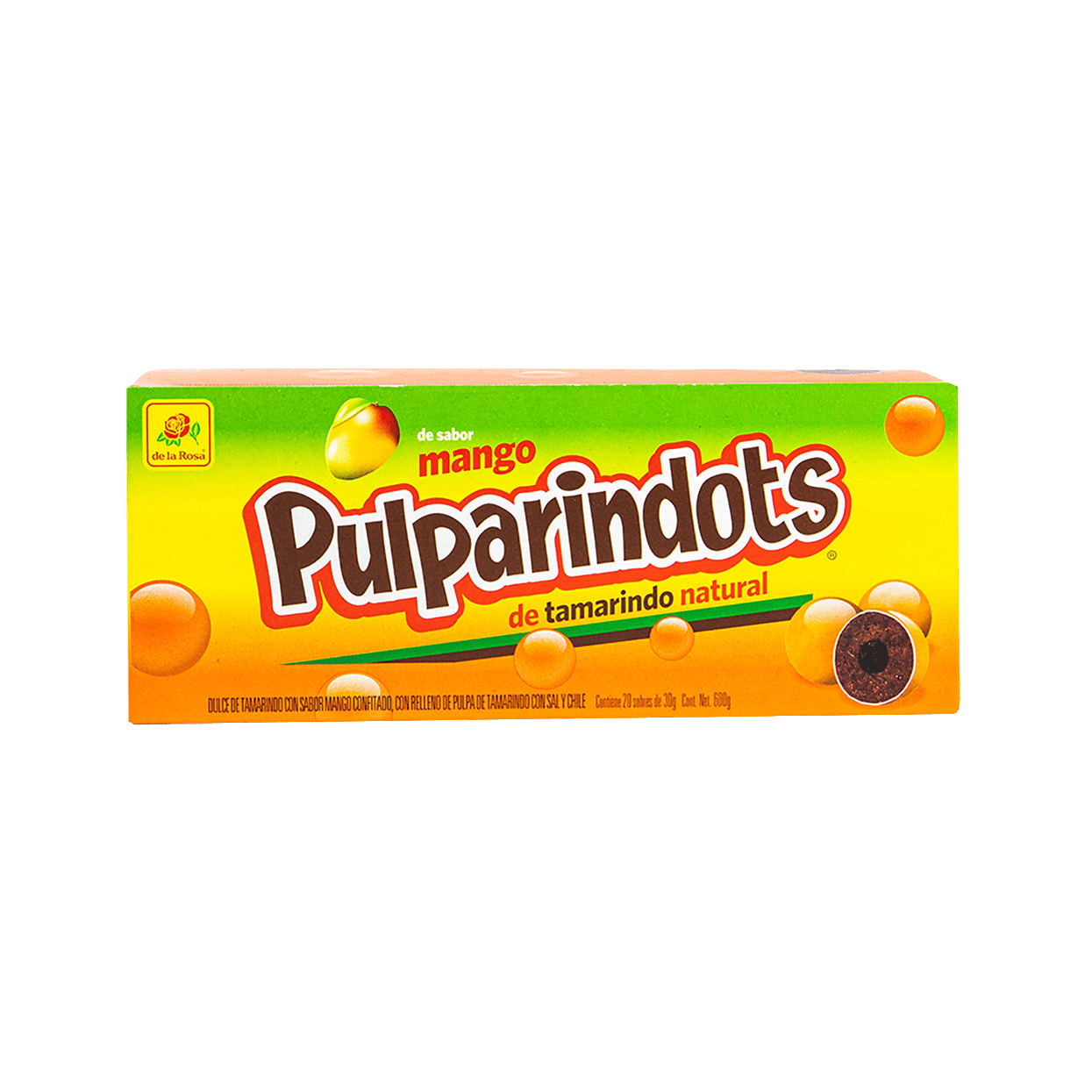 Pulparindots Mango 20 piezas 30 grs