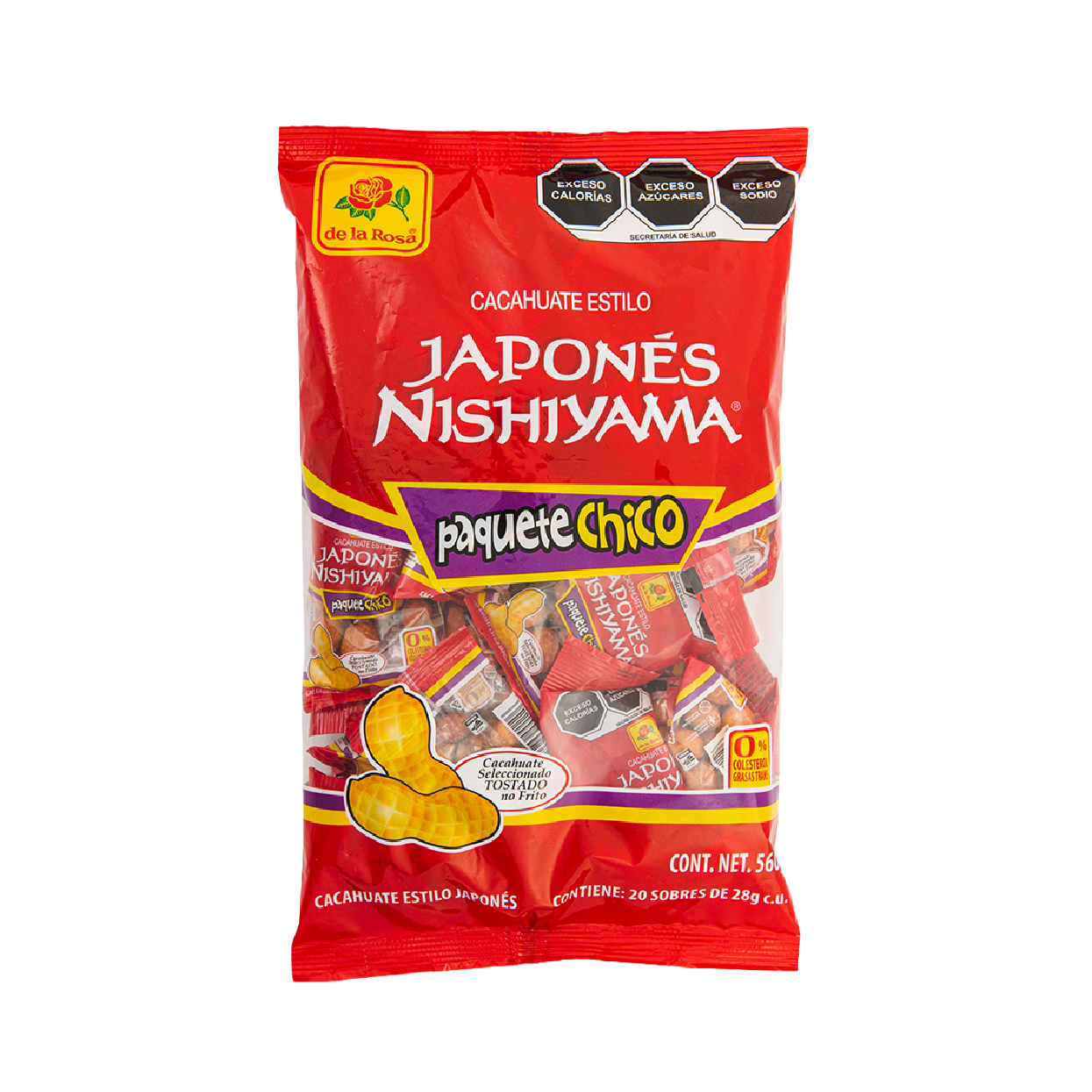 Cacahuate Japonés Paquete Chico 20 piezas 28 grs
