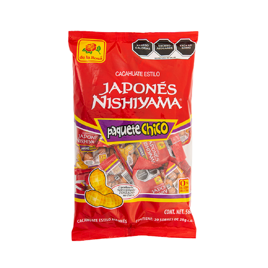 Cacahuate Japonés Paquete Chico 20 piezas 28 grs