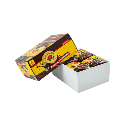Mazapán Gigante cubierto con Chocolate 12 piezas 66 grs