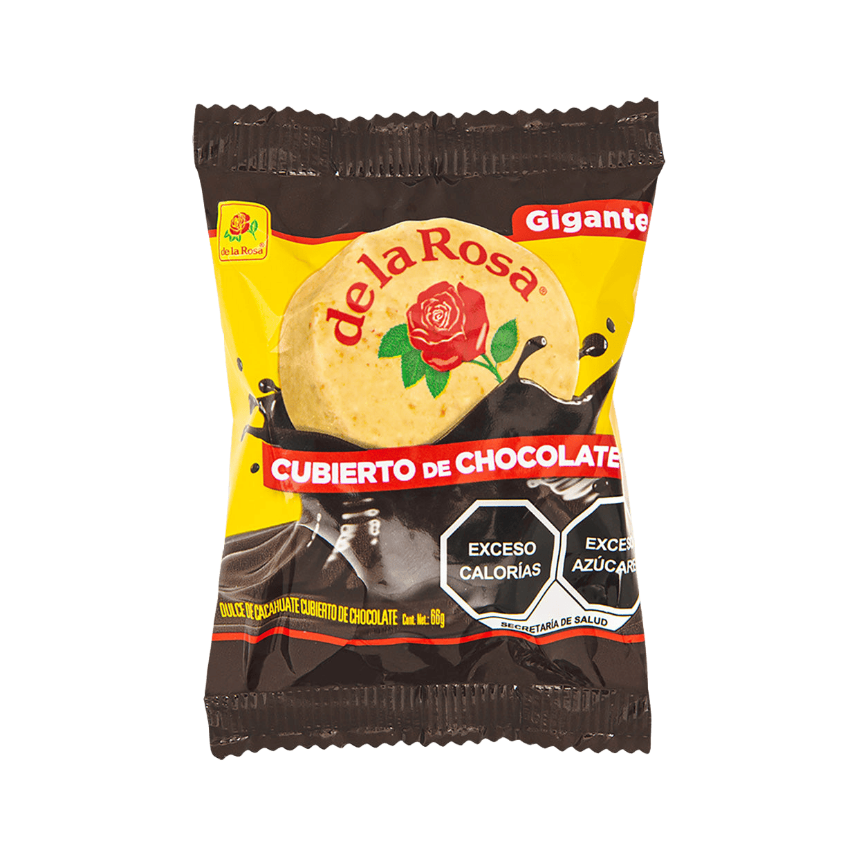 Mazapán Gigante cubierto con Chocolate 12 piezas 66 grs