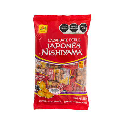 Cacahuate Japonés Nishiyama 14 piezas 42 grs