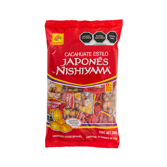 Cacahuate Japonés Nishiyama 14 piezas 42 grs