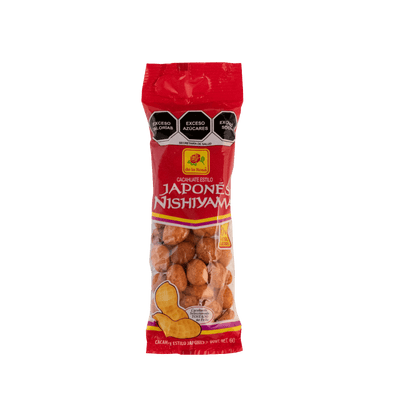 Cacahuate Japonés Nishiyama 12 piezas 60 grs