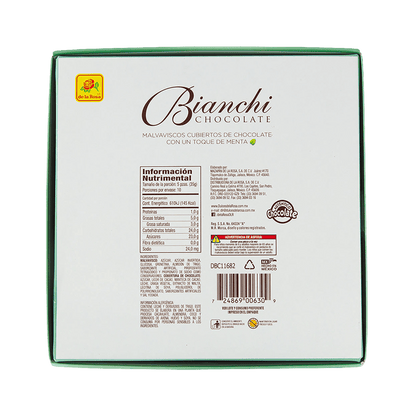 Bombón Bianchi Chocolate con Menta 50 piezas 7 grs