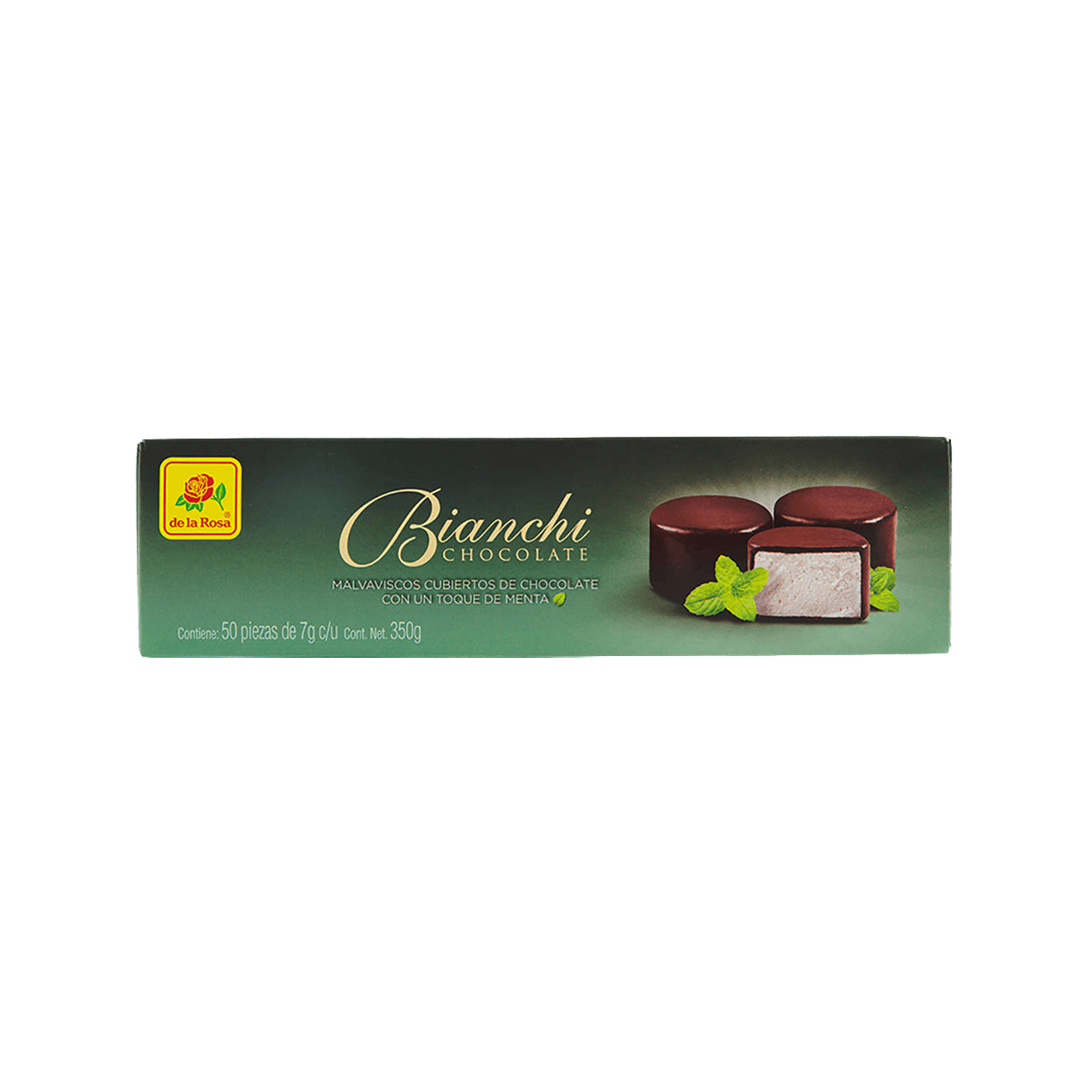 Bombón Bianchi Chocolate con Menta 50 piezas 7 grs