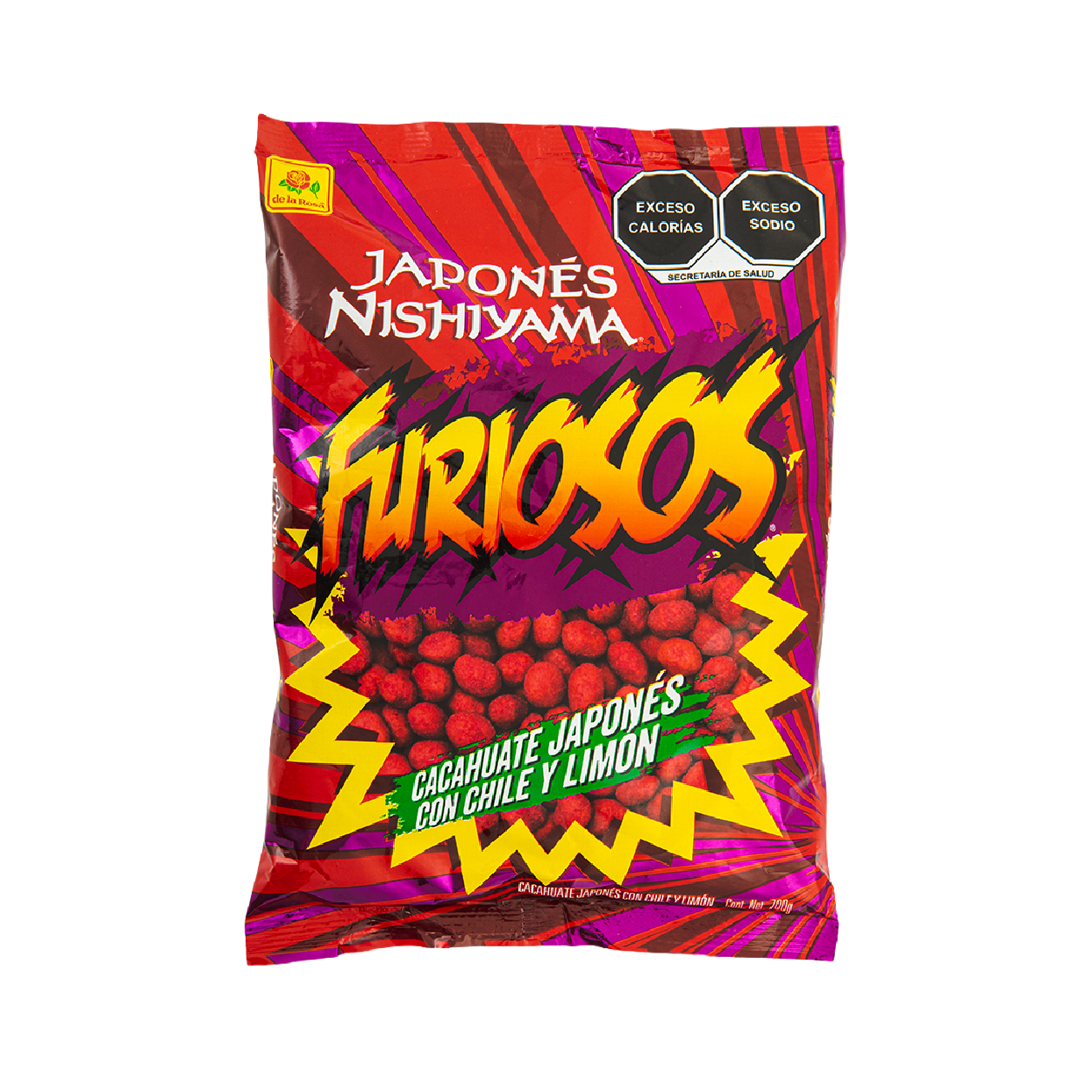 Cacahuate Japonés Nishiyama Furiosos con Chile y Limón de 700 grs