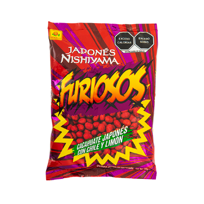 Cacahuate Japonés Nishiyama Furiosos con Chile y Limón de 700 grs