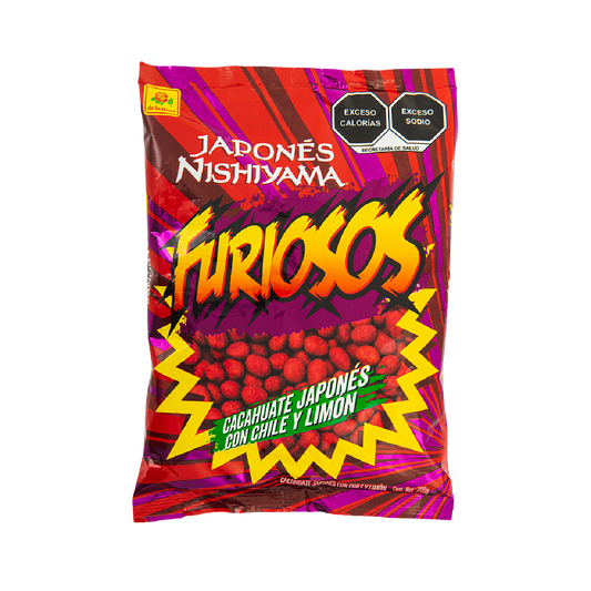 Cacahuate Japonés Nishiyama Furiosos con Chile y Limón de 700 grs