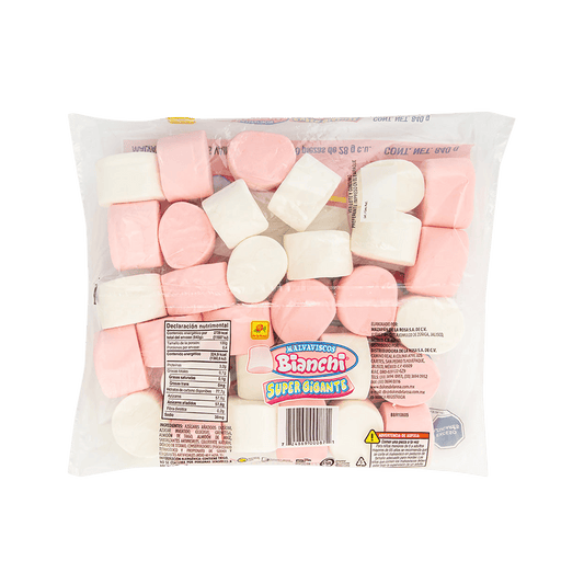 Bombón Bianchi Súper Gigante Blanco y Rosa 840 grs