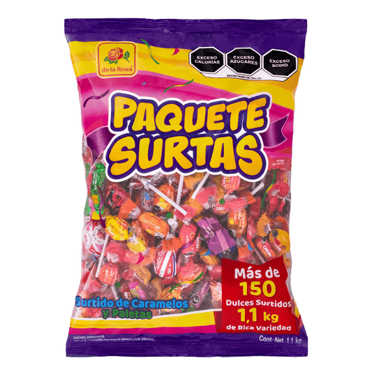 Paquete Surtas 150 pzs 1.1 Kg